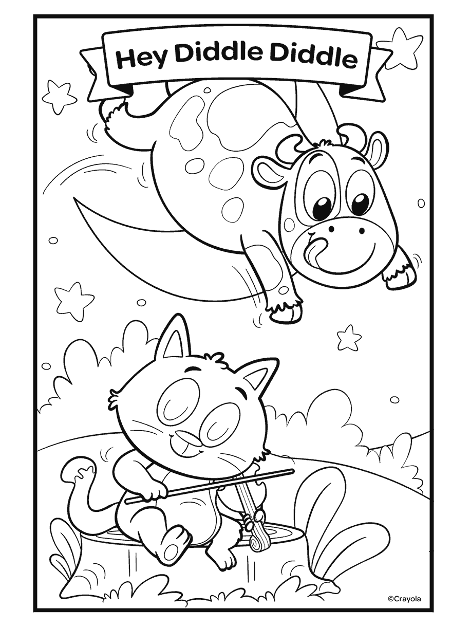 Nursery Rhymes, Hey Diddle Diddle