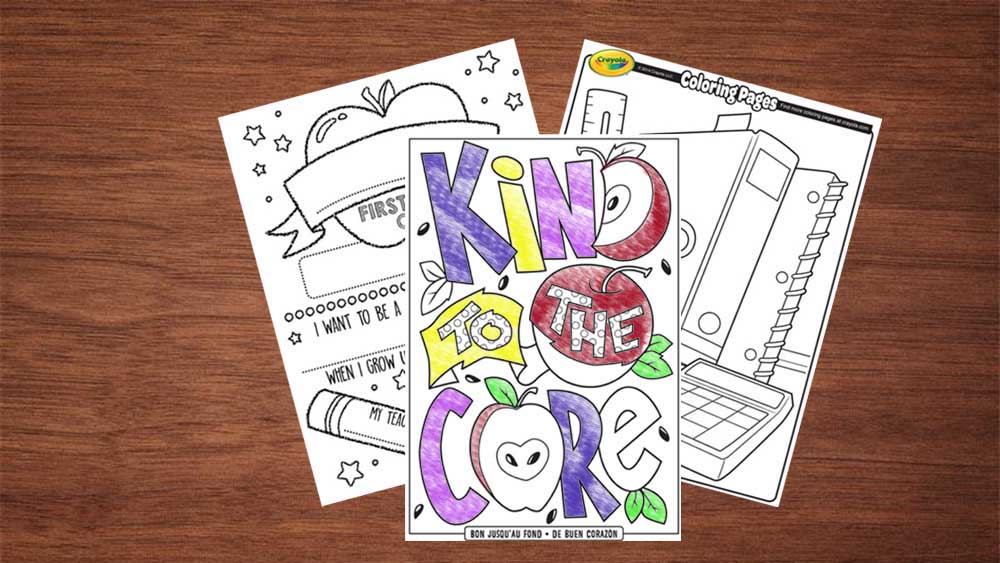 Dibujos de Vuelta al Cole para colorear
