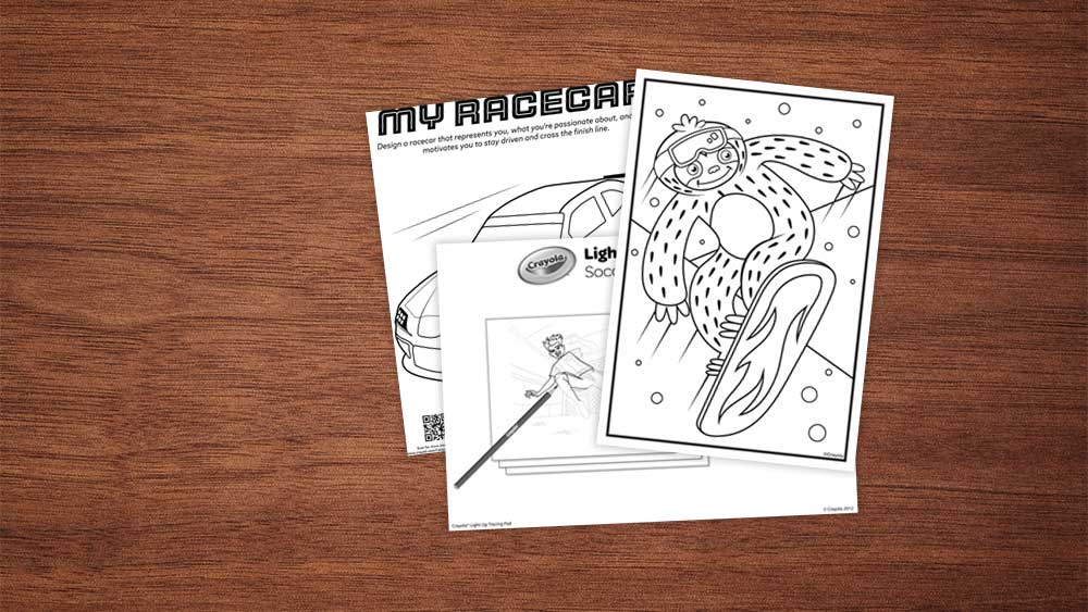 Disegni da colorare sportivi