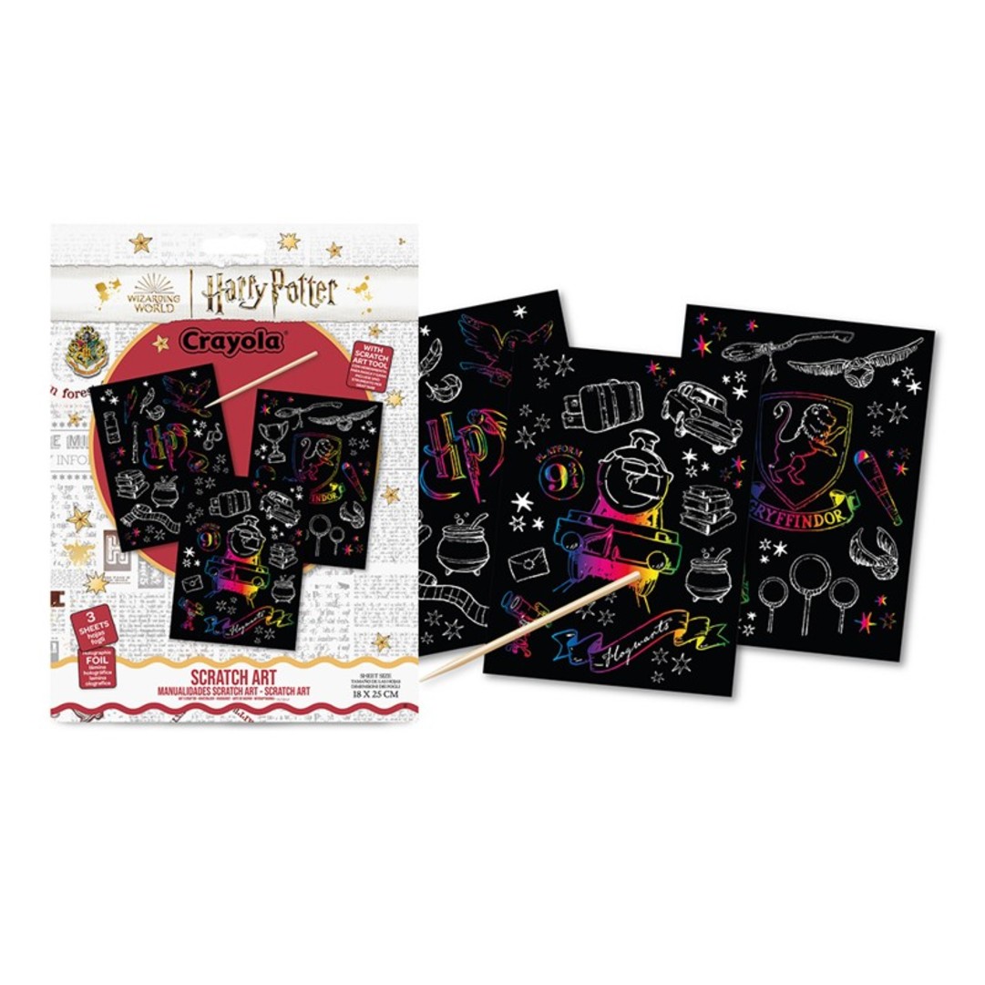 Harry Potter - Scratch Art Set confezione con contenuto