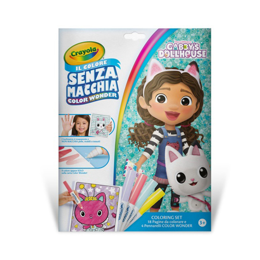 Color Wonder Coloring Set - Gabby's Dollhouse vista frontale