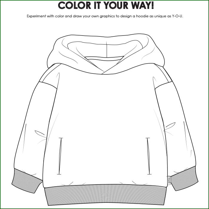 Create your own graphic hoodie design.
