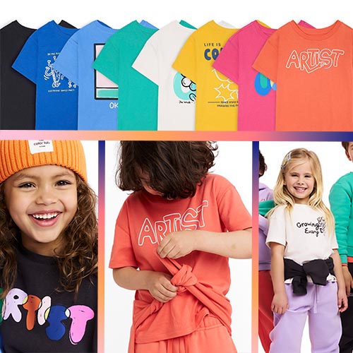Kids in Color Labs t-shirts