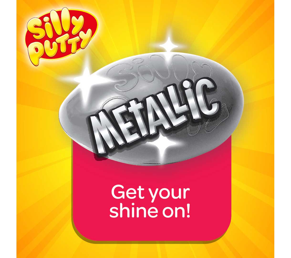 Silly Putty Specialty Pack  4 Count. Metallic. Get your shine on!