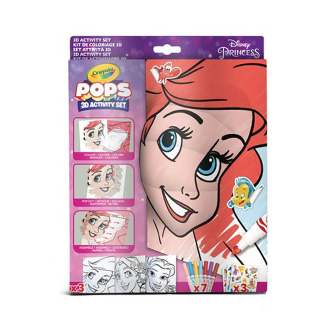POPS Set attivit 3D - Disney PrincessFront view