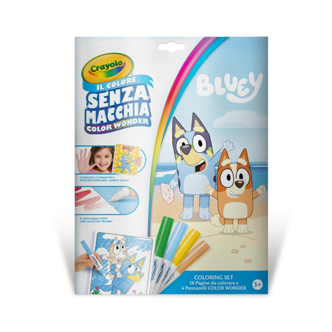 Color Wonder Coloring Set -  BlueyFront view