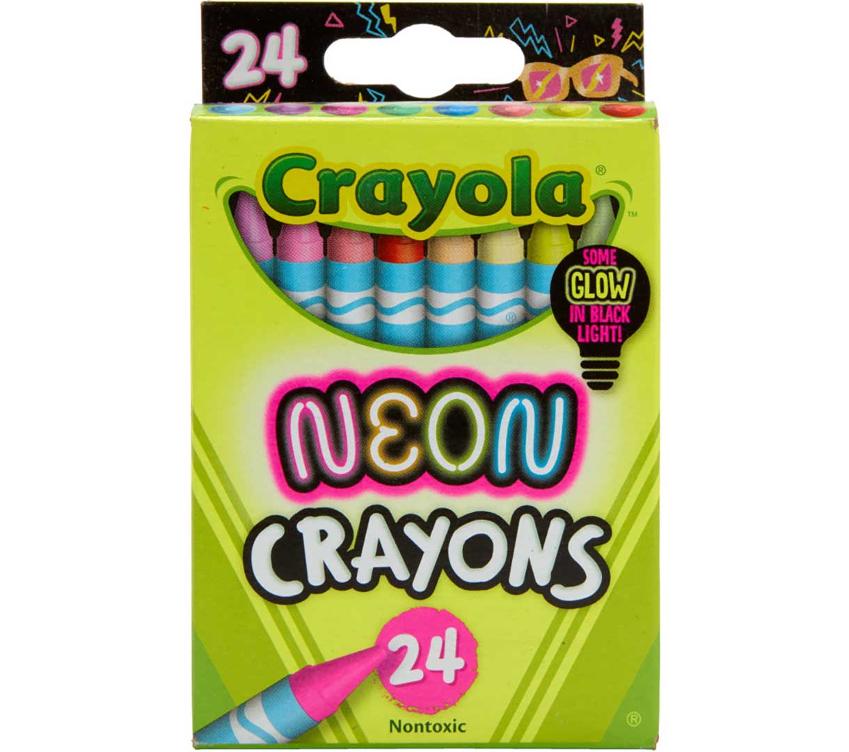 Crayola Neon Crayons  24 Count