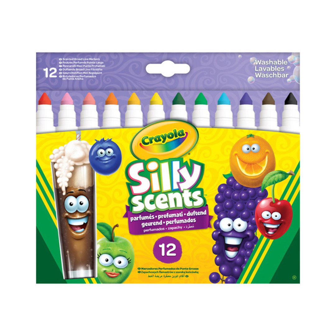 Silly Scents - 12 Pennarelli Punta Maxi LavabiliFront view