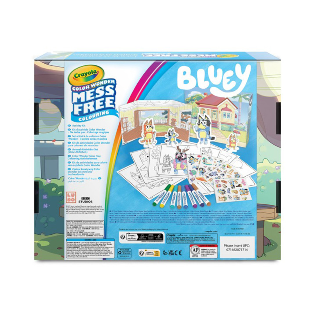 Color Wonder Activity Set - BlueyBack view