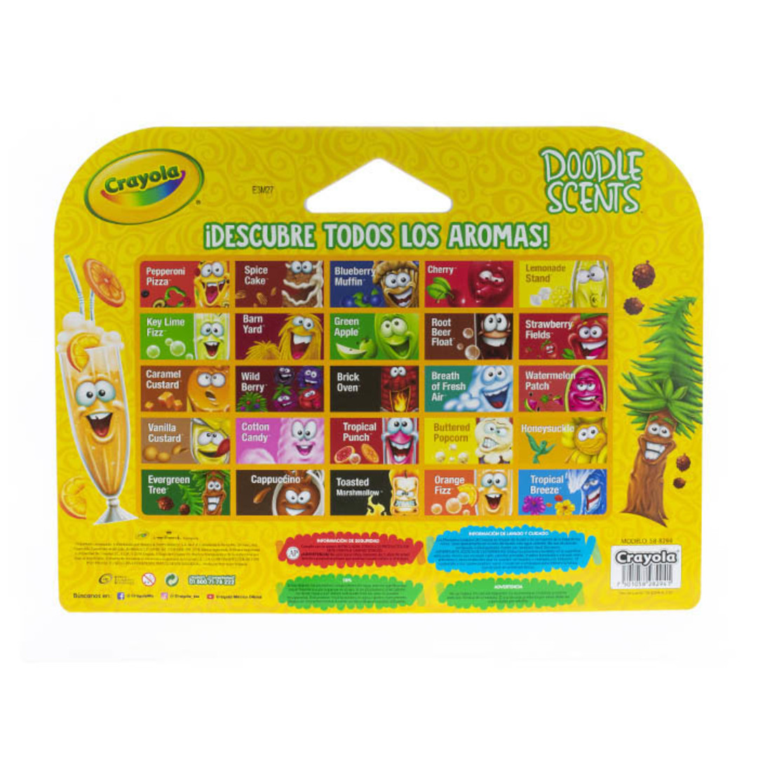 25 Doodle Scents vista trasera