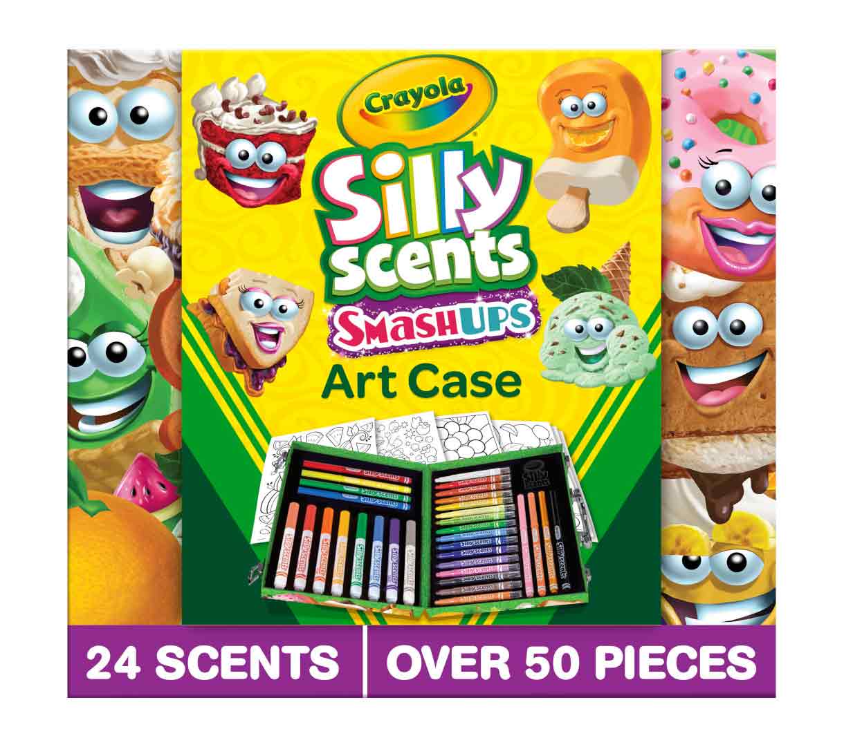 Silly Scents Mini Art Case. 24 Scents. Over 50 pieces.