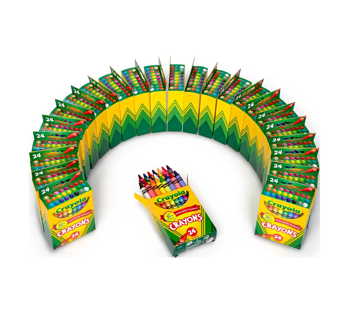 24 pack of Crayons 24 count