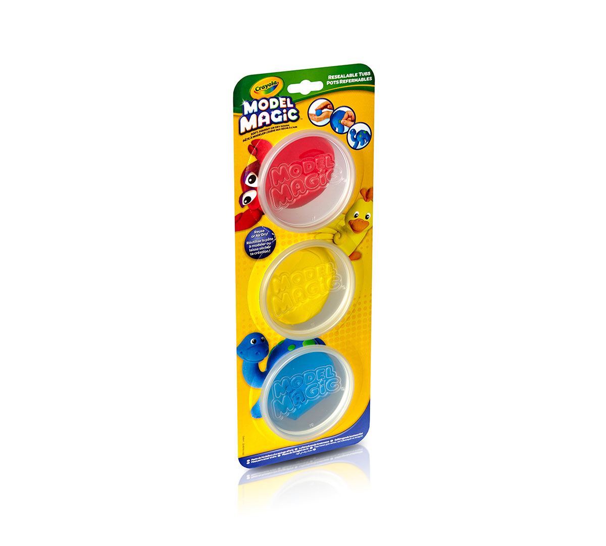 Model Magic 3 count Resealable Tubs tubs