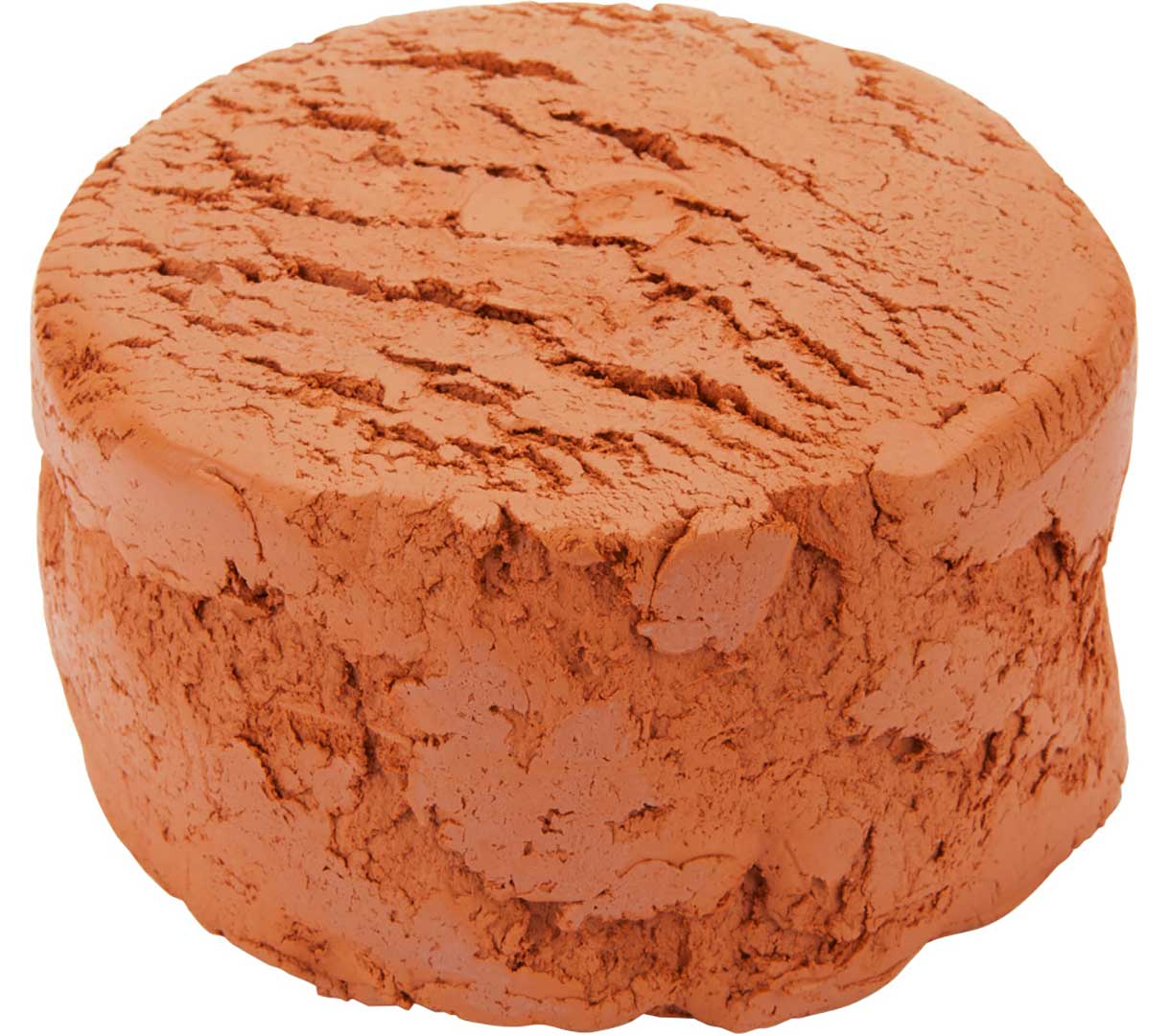 Terra Cotta Air Dry Clay Tub  2.5lb Reusable Bucket. contents.