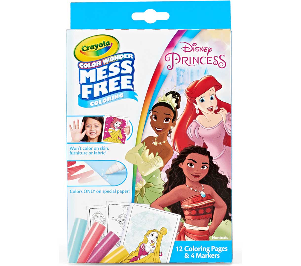 Color Wonder Mini Box Set  Disney Princess front view.