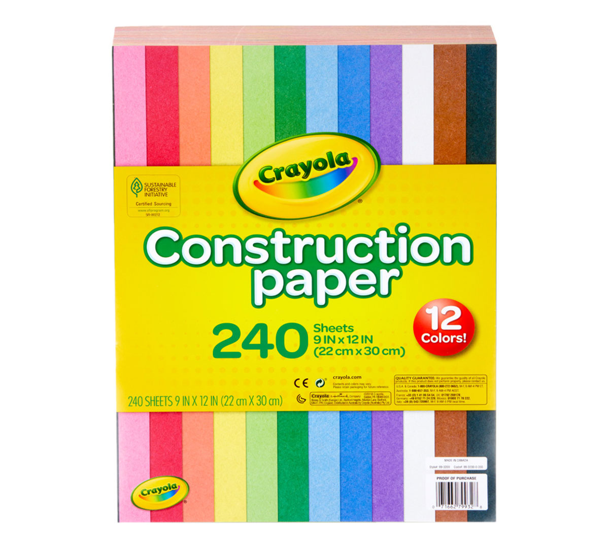 240 Count Construction Paper front