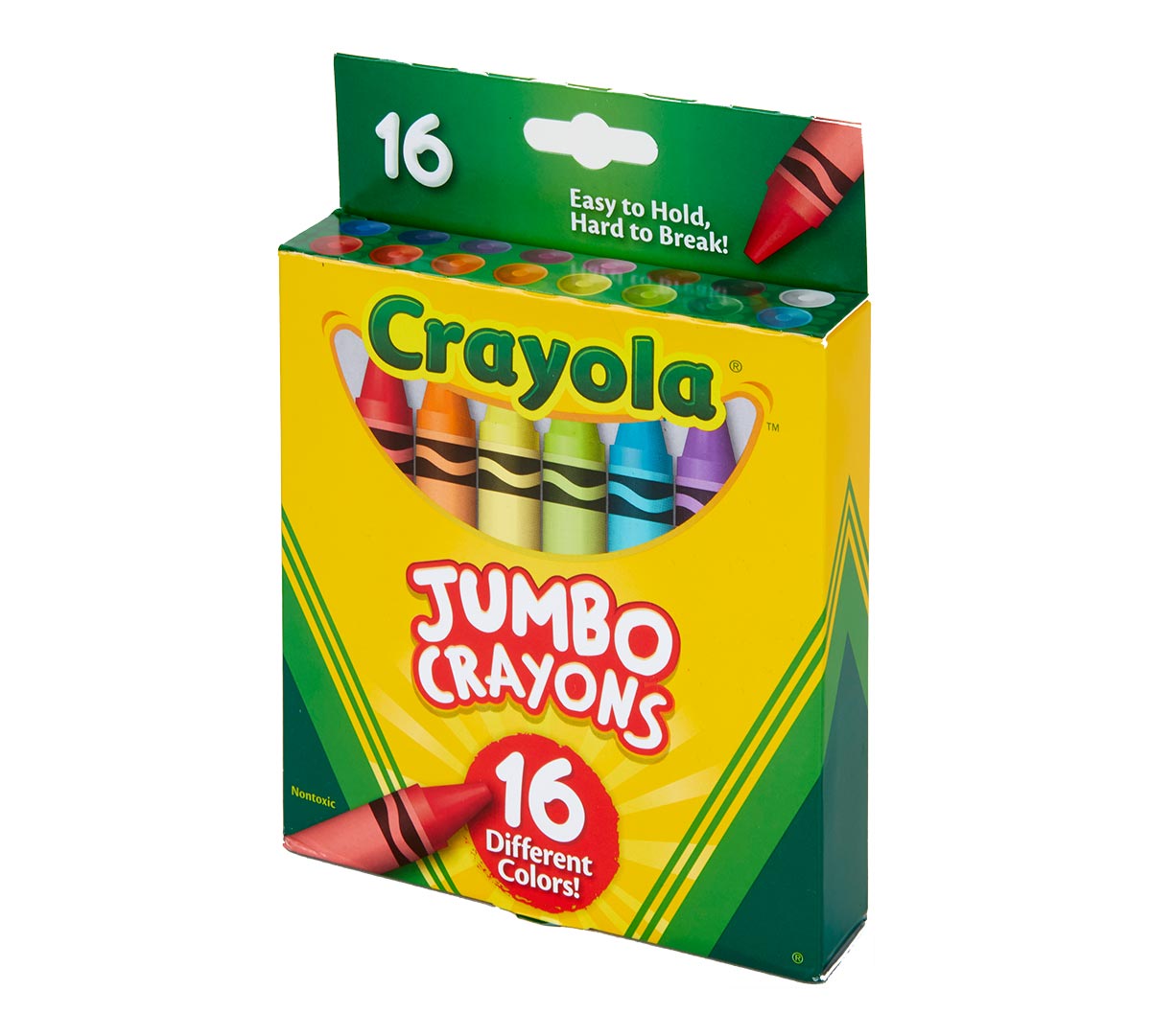 Crayola Jumbo Crayons 16 count right angle