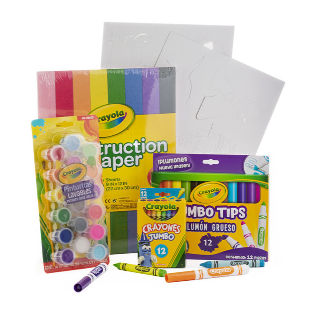 Kit de Arte Packaging with contents