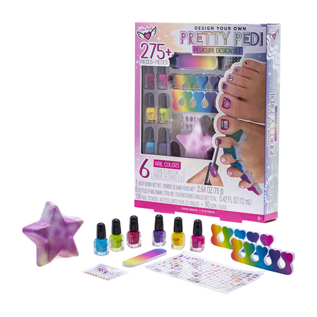 Unicornio Pies mgicos - "Pretty Pedi" Packaging with contents