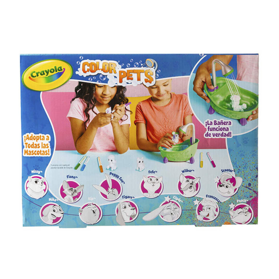 Color Pets Diversin en la baera Back view