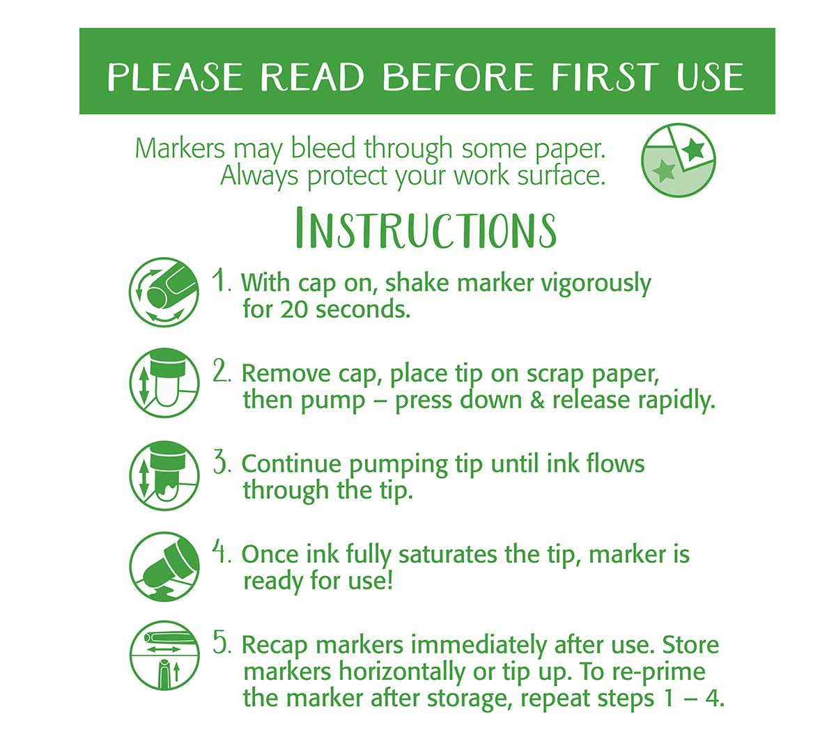 Signature Metallic Outline Paint Markers  Instructions