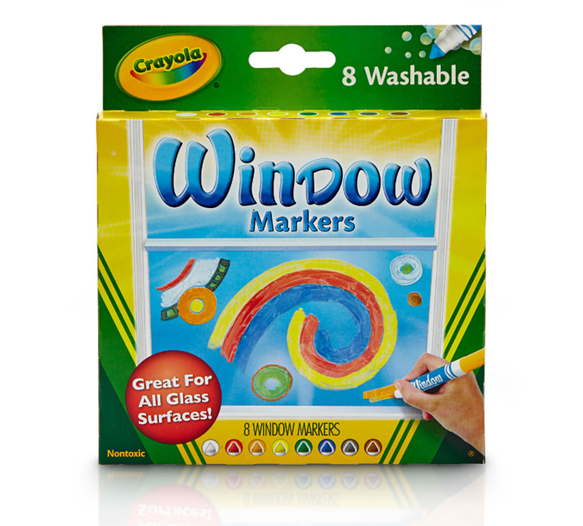 Crayola Window Markers Front of box