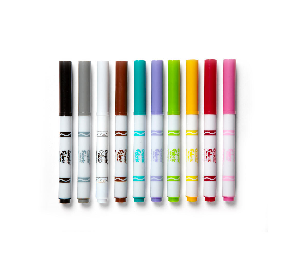 Fabric Markers, fine line, 10 count.  contents.