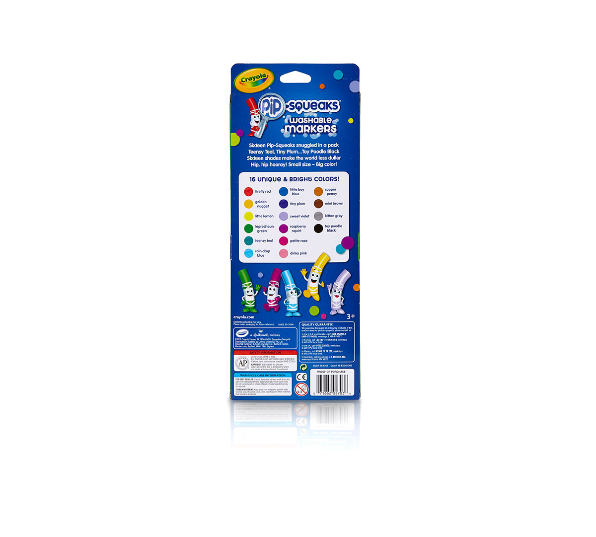 Pip-Squeaks Markers  16 Count