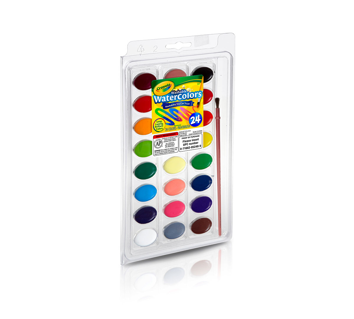 Washable Watercolors 24 ct.