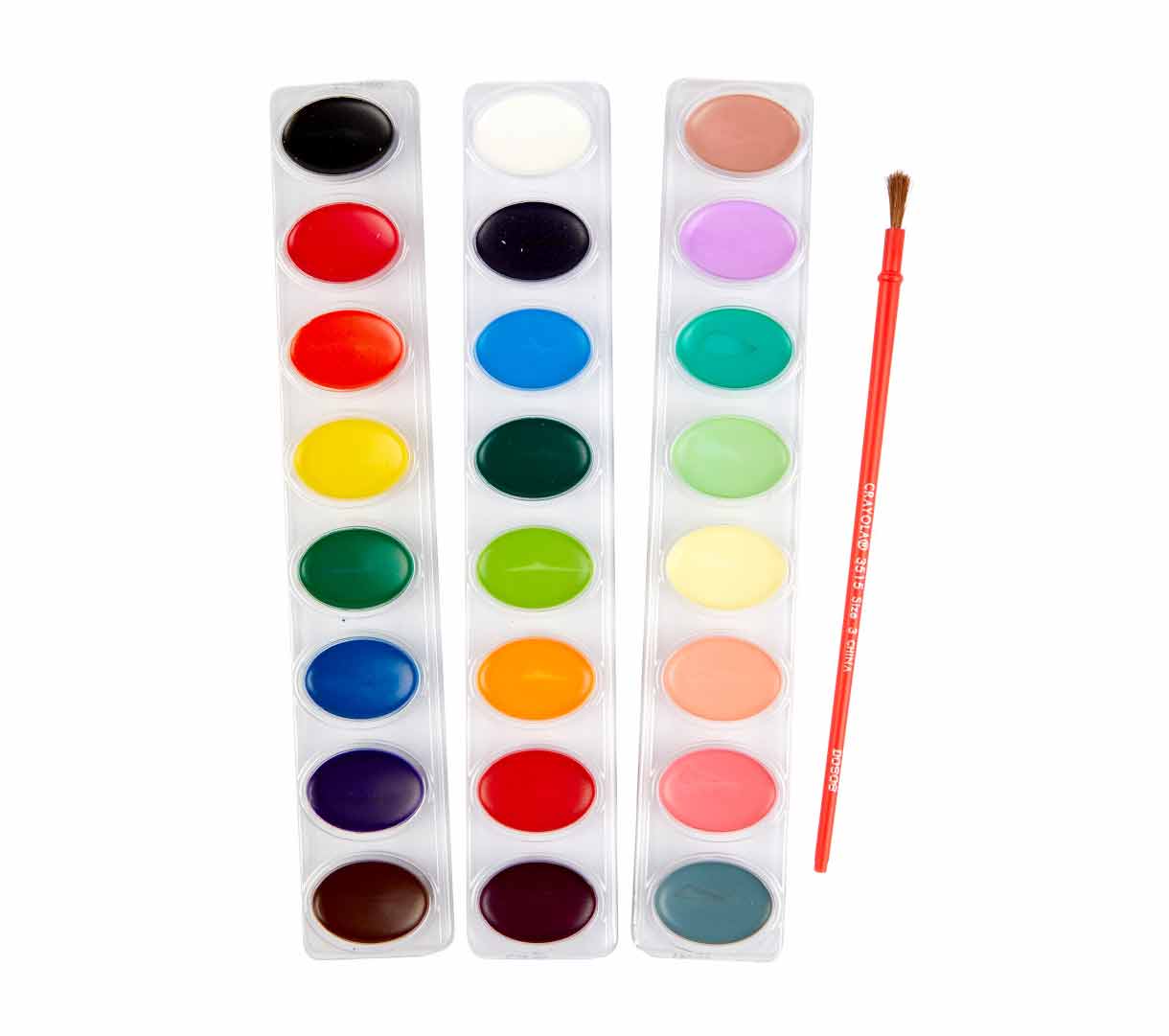 Washable Watercolors 24 ct. contents