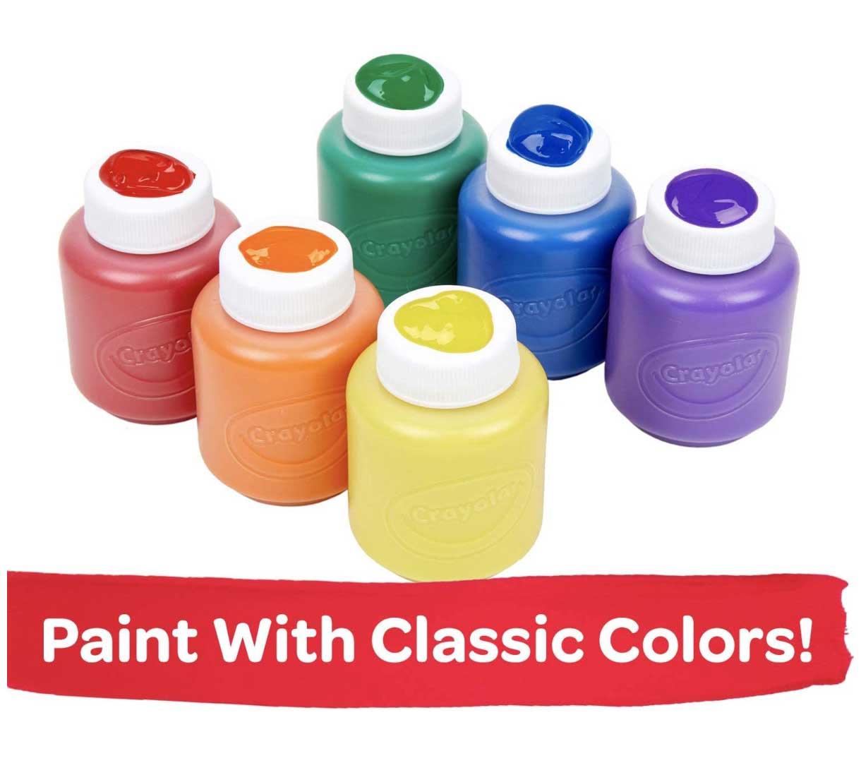 Washable Kids Paint  12 count. Paint with classic colors!