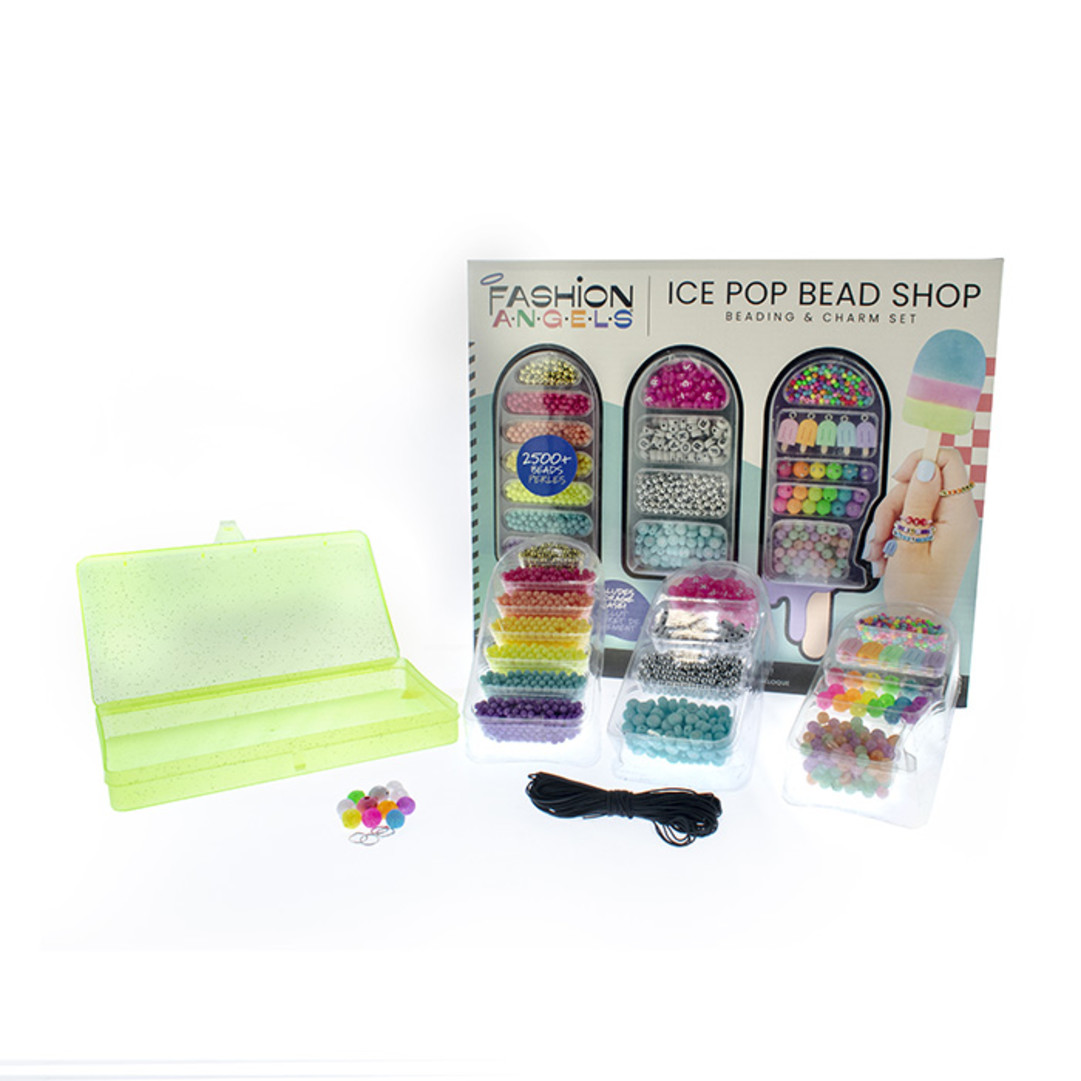 Iced Pop Bead Shop Packaging with contents