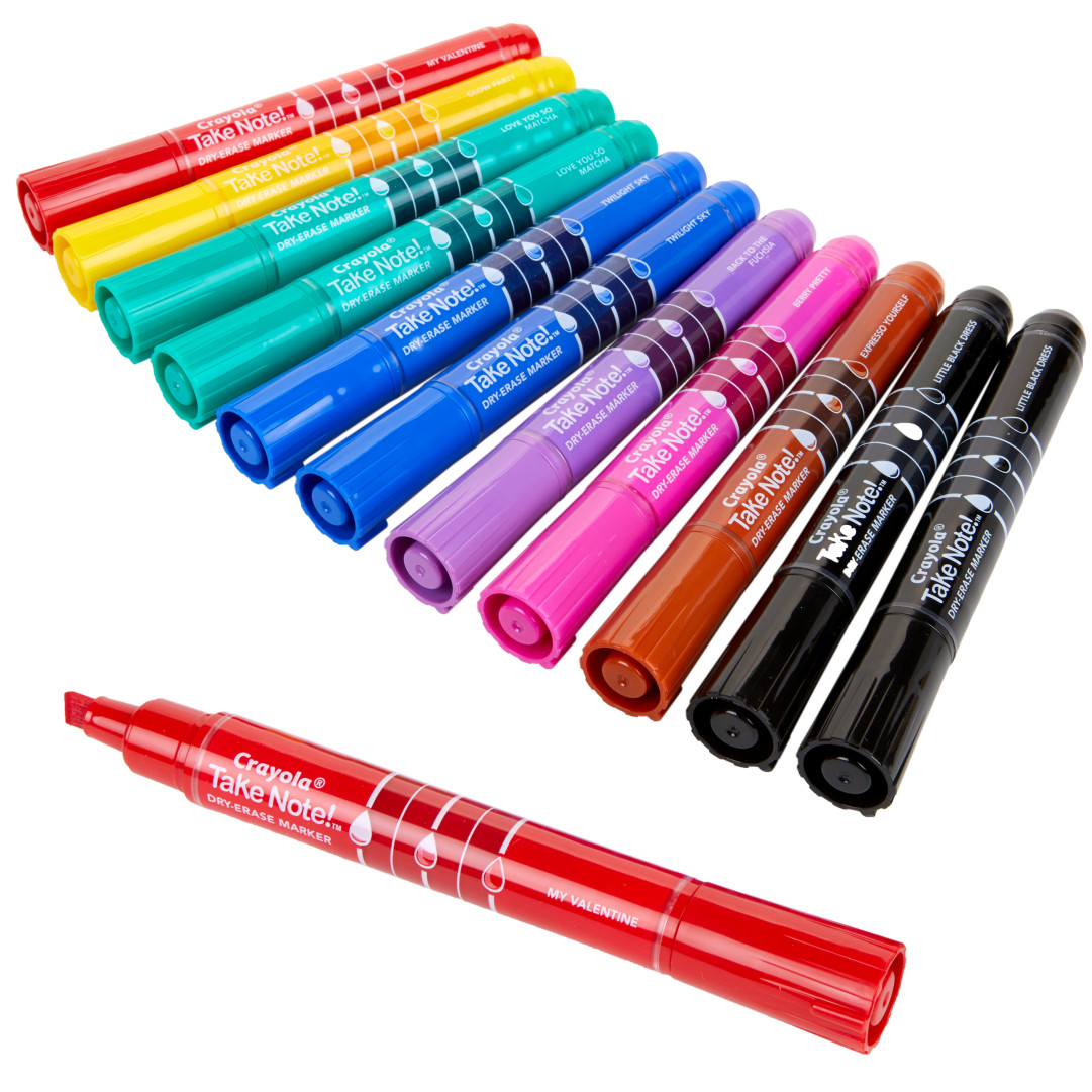 Take Note™ - 12 Whiteboard Markers Chisel Tip Contents