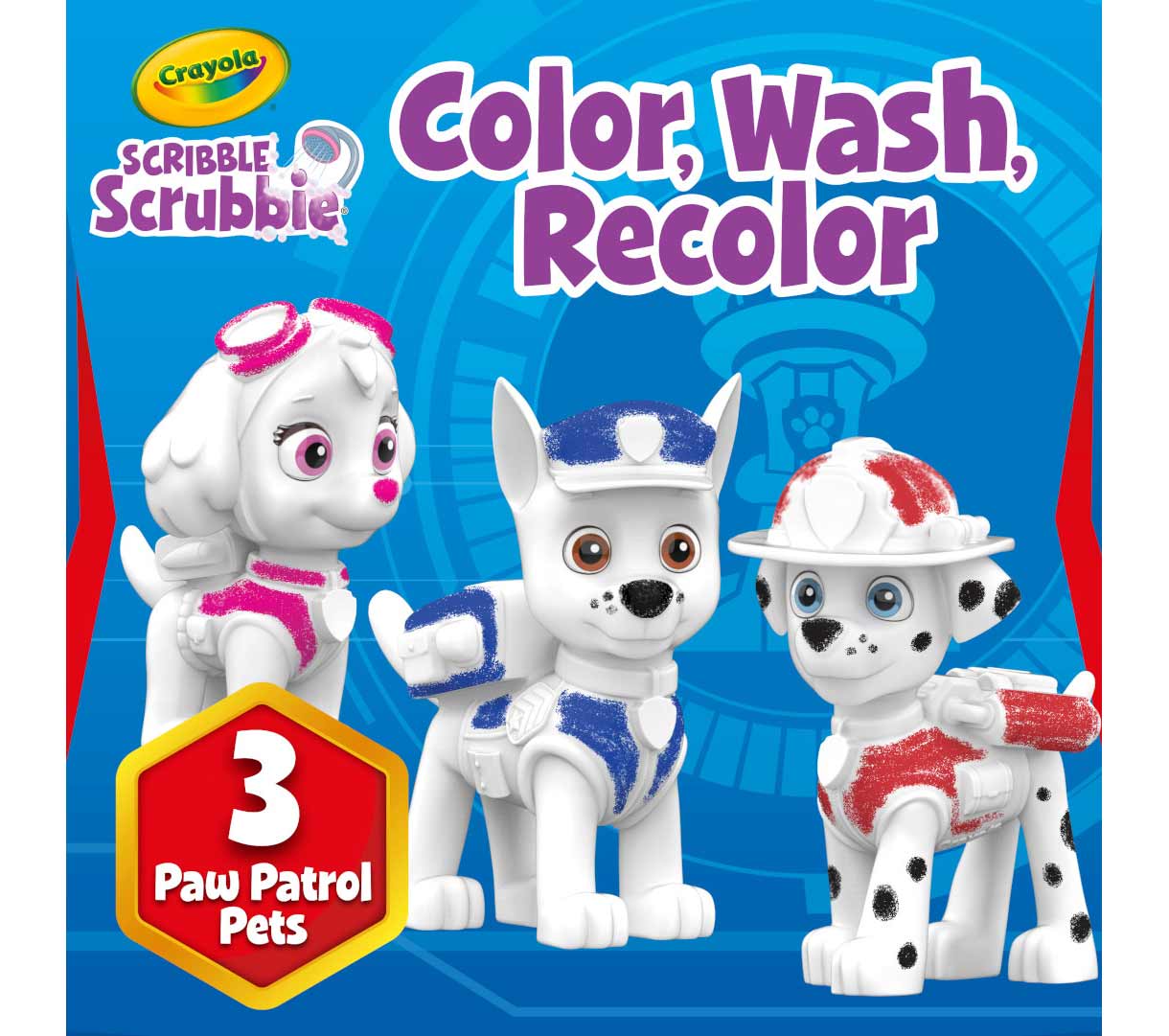 Scribble Scrubbie Paw Patrol Deluxe Set  3 count