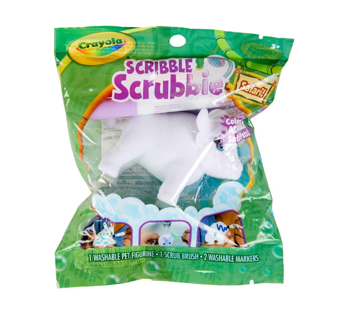 Scribble Scrubbie Pets bagged animal  1 count.