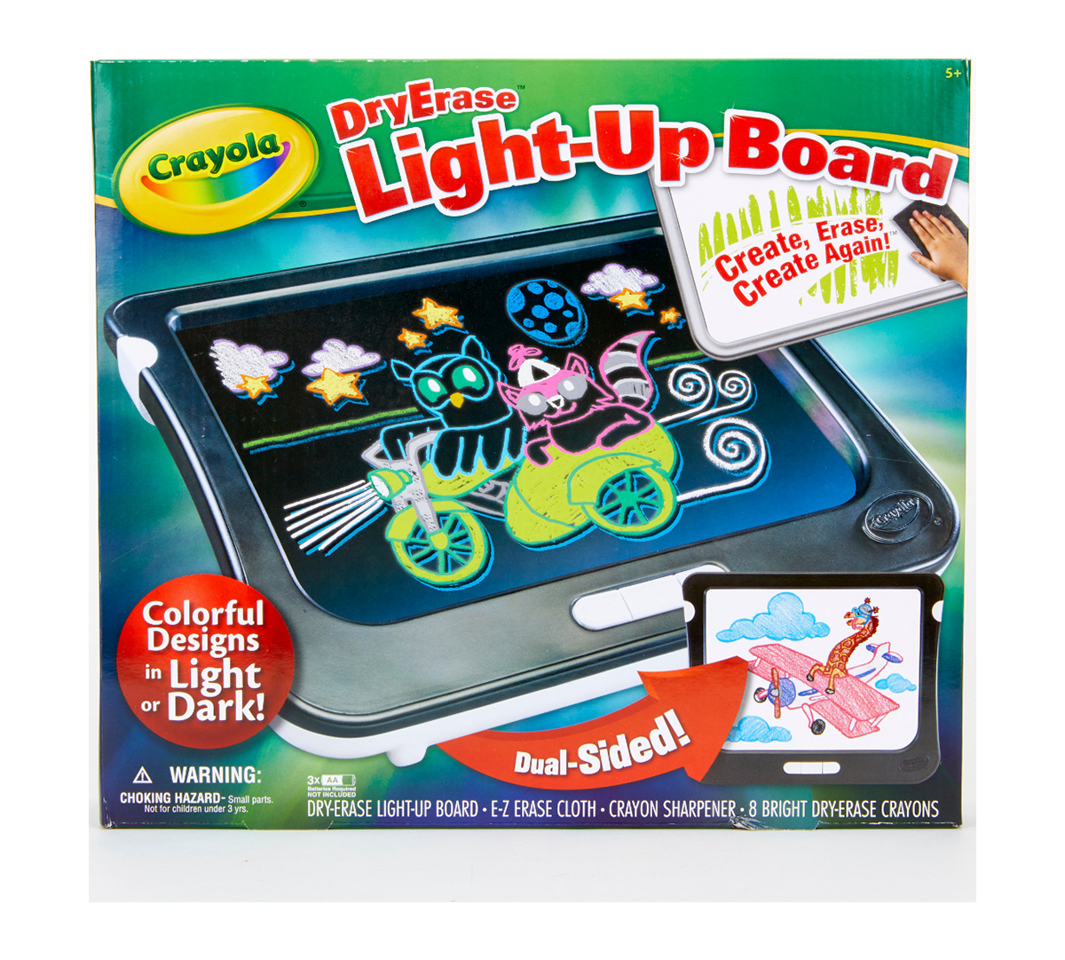 Dry Erase Light Up Board Front View