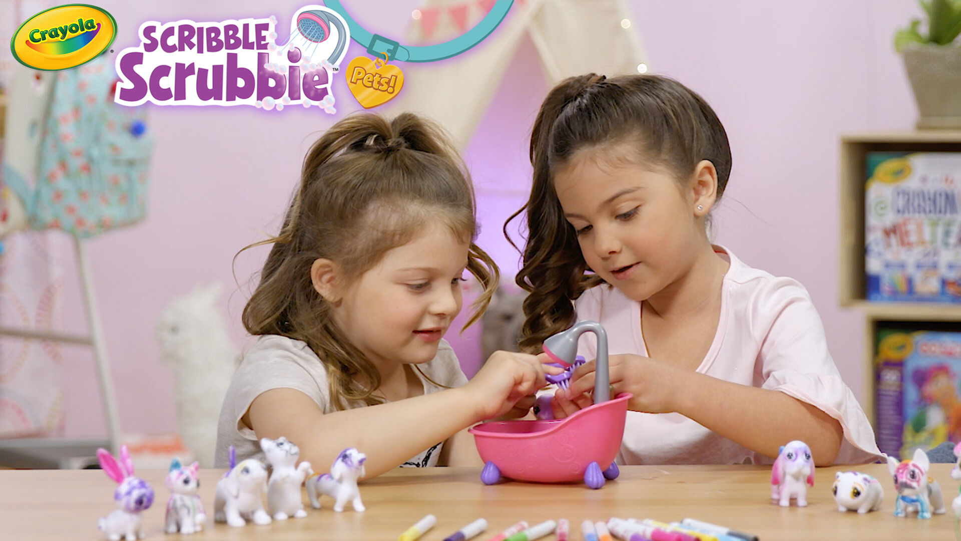 Scribble Scrubbie Pets Scrub Tub Playset