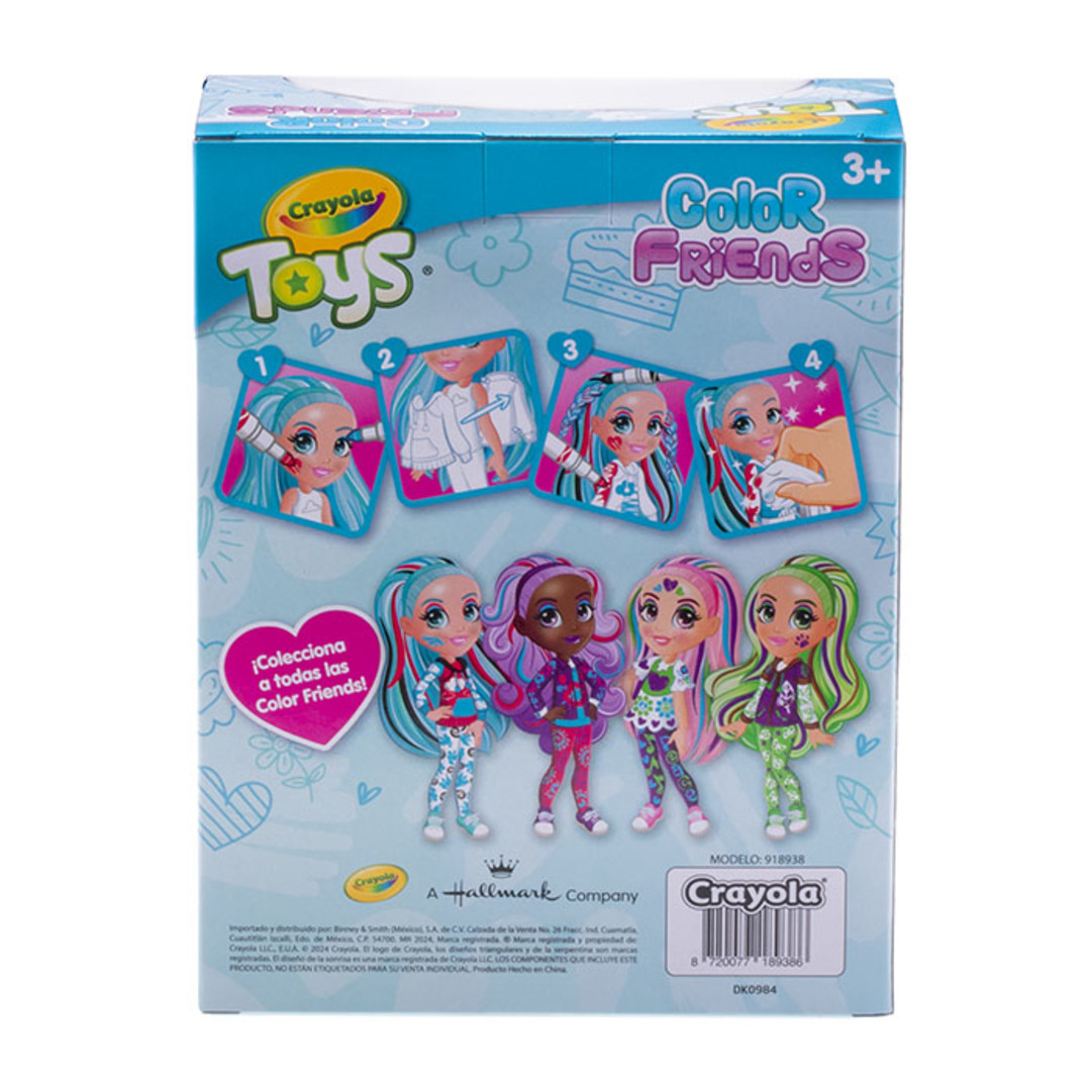 TOYS COLOR FRIENDS SKY Back view